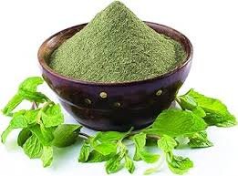Mint Leaves and powder